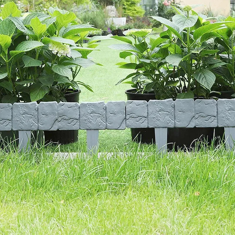 Tools Garden Imitation Stone Plant Support Stakes - 5-10pcs Outdoor Decorative Edging for Landscape