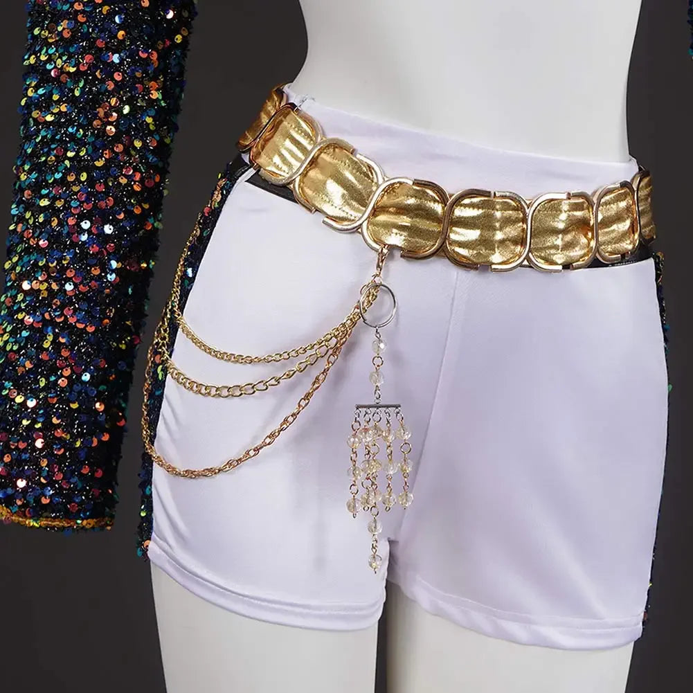 Light Girls Cosplay Costume - Sequin Jacket, Polyester