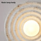 Wabi Japandi Sabi Round Wall Sconce Japanese Minimal LED Light