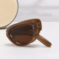 Eye Cat Sunglasses Foldable Narrow Frame Fall 2026 UV Protection Fashion Accessory
