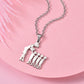 Mother's Day Gift Children Family Stainless Steel Jewelry – Silver Stainless Steel Mother & Kids Pendant Necklace