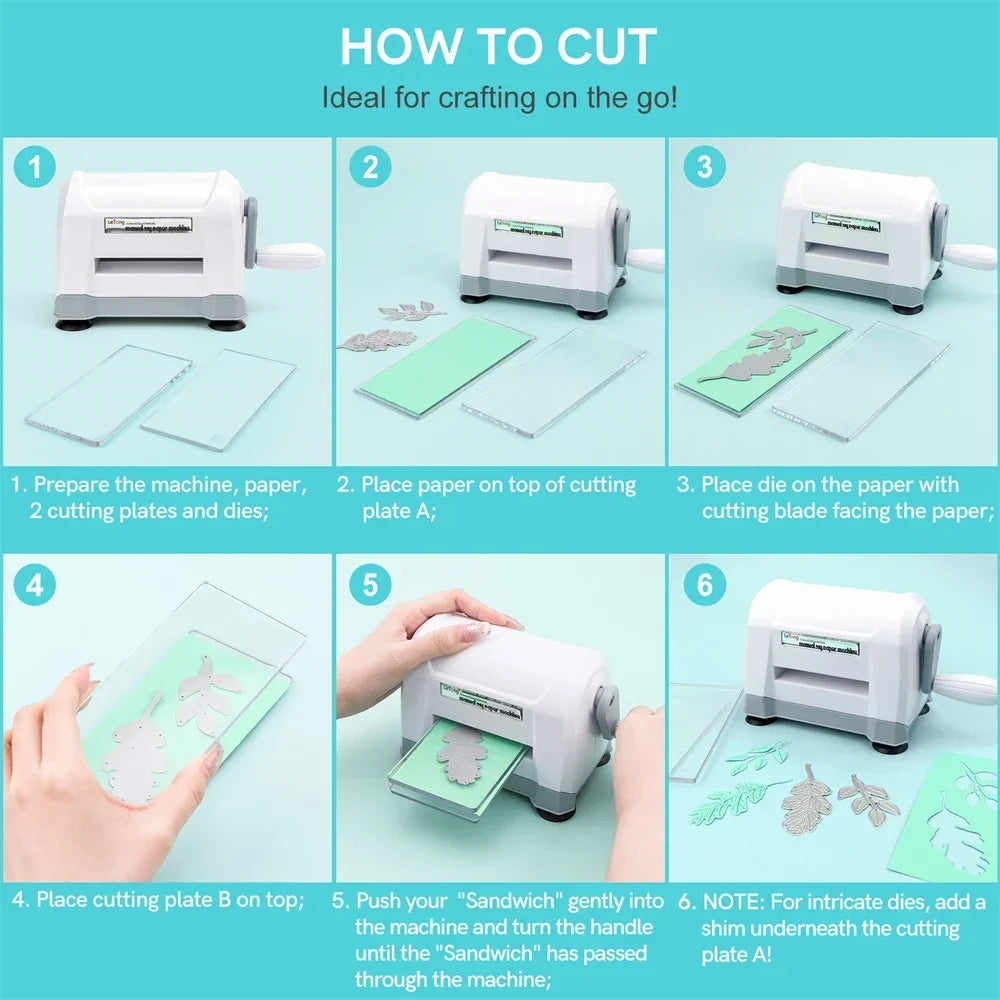Mini Die Cutting Machine Travel-Friendly Paper Embossing Device