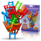 Educational Balance Chairs Game for Kids - Colorful 18-Piece Toy Kit, Eco-Friendly ABS Plastic, Fun Learning Activity