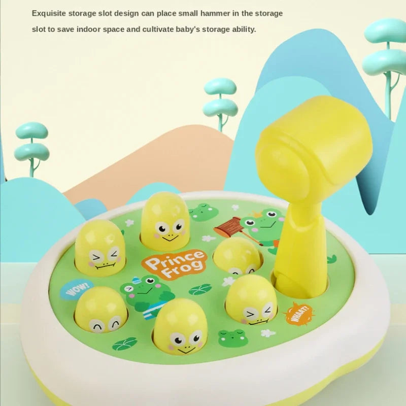 Montessori Cartoon Whac-A-Mole Game - Educational Toddler Toy for Parent-Child Bonding, Fun Animal Theme Activity, Great Birthday Gift