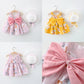 floral a-line, flowy cotton-polyester, for summer beach party – Plush baby girl dress