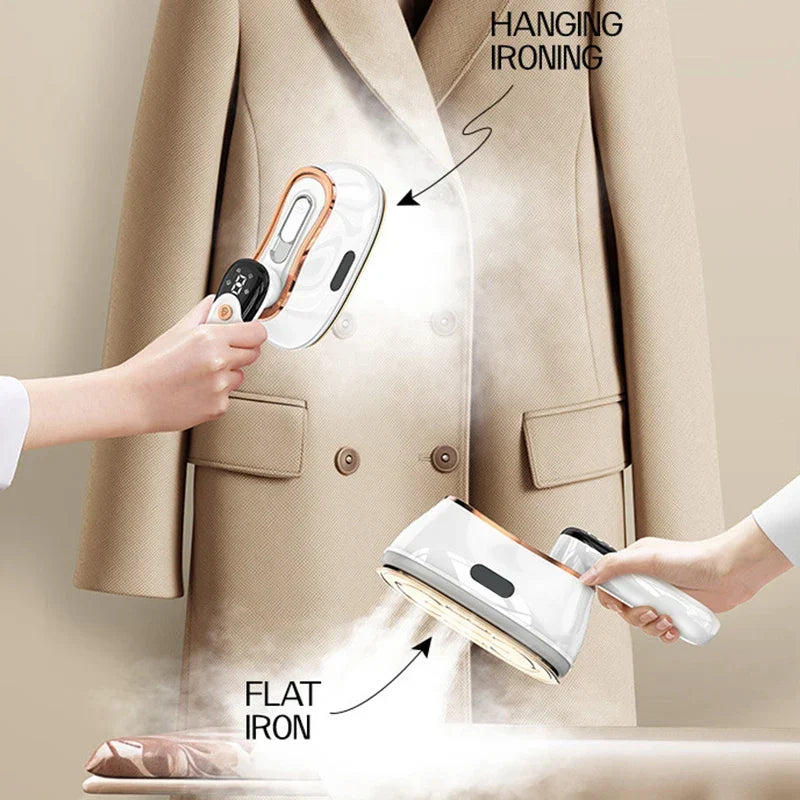 Handheld2025 Edition Steam Iron Foldable 4 In 1 Garment Steamer 1200W 110 To 240V Back To School Fall