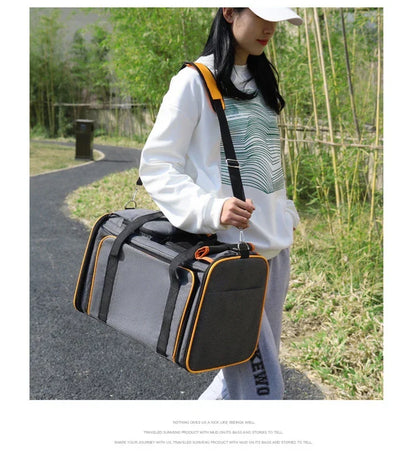 Backpack Cat Breathable Foldable Pet Carrier Outdoor Travel 2025 Large Capacity Ventilated Comfort Fold Flat Storage