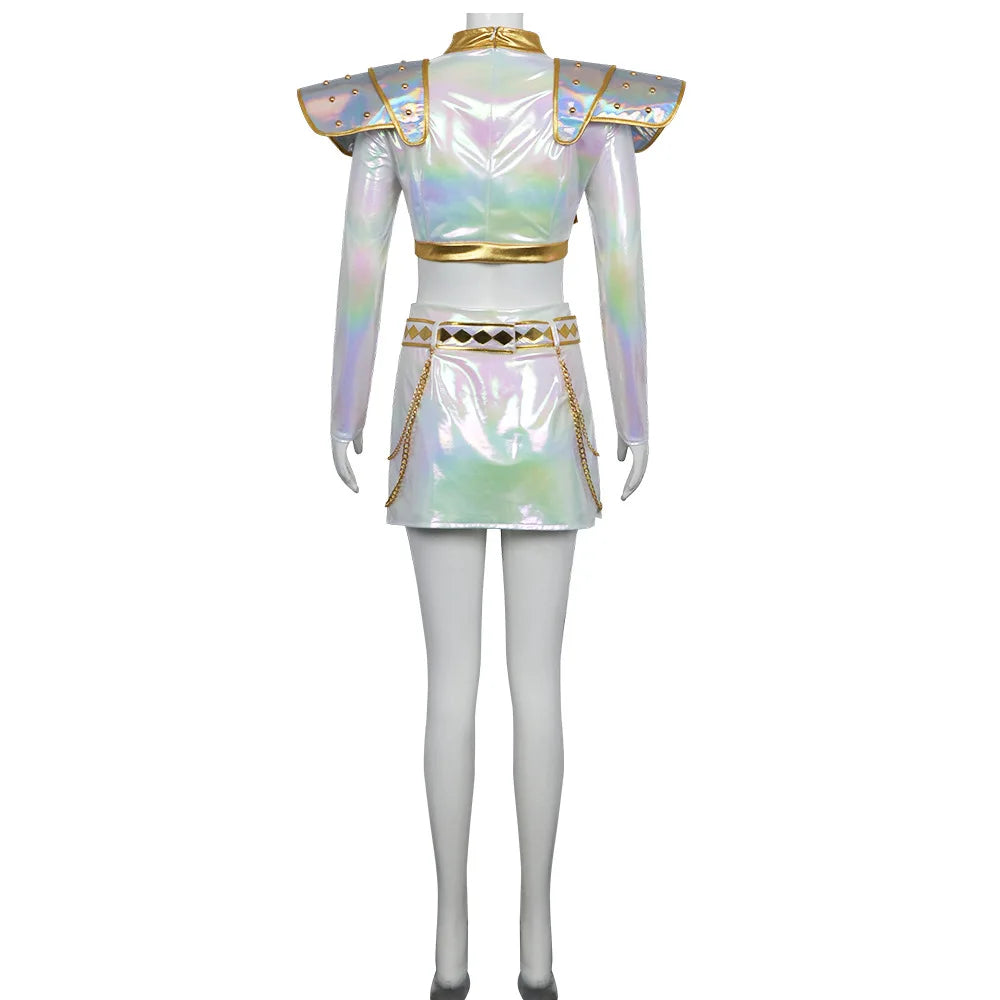 Light Flattering Women Cosplay Kit - Holographic PVC