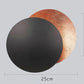 Wall2026 Edition Sconce Light Round Eclipse Contemporary Wall Lamp Iron Construction Ambient Bedside Decor Fall