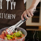 Slip Non Stainless Steel Food Tongs for Meat Salad Bread Clip Cooking Tools