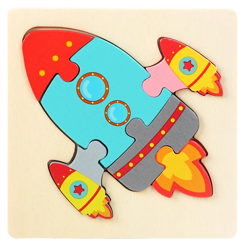 Puzzle Wooden Montessori Animals Educational Toy for Kids