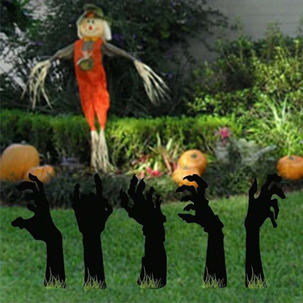 Halloween2025 Edition Skeleton Hands Ground Stakes Decor Fall