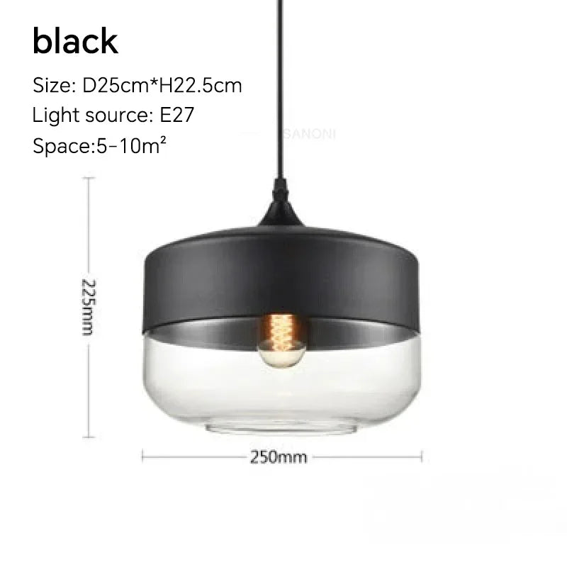 Pendant2026 Edition Light Glass Chandelier E27 For Dining Room Cafe Hotel Living Room Kitchen Island Contemporary Farmhouse Fall