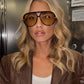 Oversized Sunglasses Vintage Deluxe Frame Summer 2026 Trend CE Certified Gift Idea