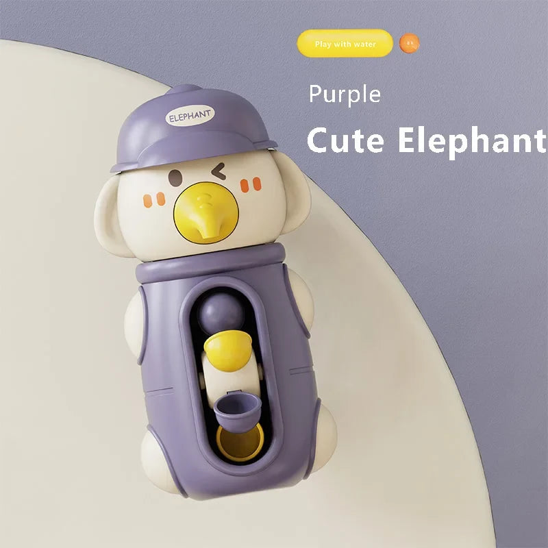 Adorable Duck & Elephant Water Play Toys for Babies - Great Summer Bath Fun for Kids 6 Months and Up