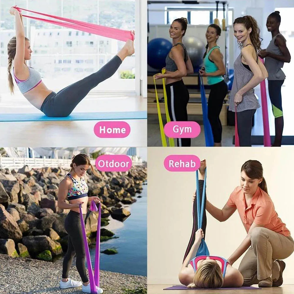 Resistance Bands Kit Elastic Exercise Bands Household Gym