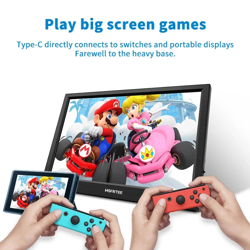 Travel-Friendly Monitor 11.6 Inch HDMI Gaming Second Screen