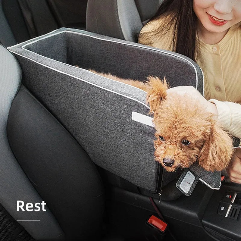 Dog Car Seat Travel-Friendly Carrier Bed Booster Seat Road Trip 2025 Travel Safety Cozy Sturdy Pet