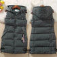 Long Quilted, Cotton Shell – Warm Cozy Women’s Puffer Vest