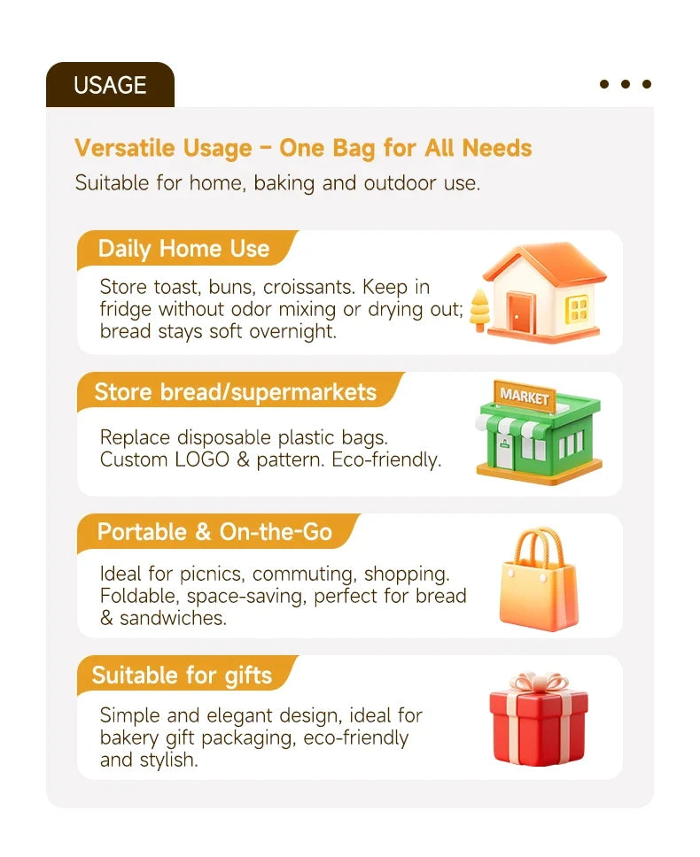 Eco-Friendly Reusable Food Storage Fermentation Bags 2026 – Beeswax Bread Bags 2-Pack Oxford Cloth