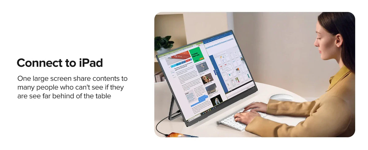 23.8 Inch 100Hz Travel-Friendly IPS Monitor With Eye Maintenance Stand