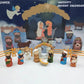 Nativity Advent Calendar 24 Pcs Miniature Nativity Figurines Kit for Christmas Countdown 2025 Family Activity