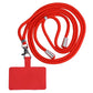 Flexible Detachable Phone Lanyard with Card Holder & Carabiner - 13 Colors, Nylon Strap Accessory