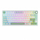 Keyboard Mechanical R75 Gasket 80Key RGB Hot Swap Spanish