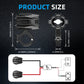 Auxiliary Fog Spot Light 3500K Strobe Off-Road Motorbike 2026 – HAOLIDE LED Motorcycle Headlight 6000K
