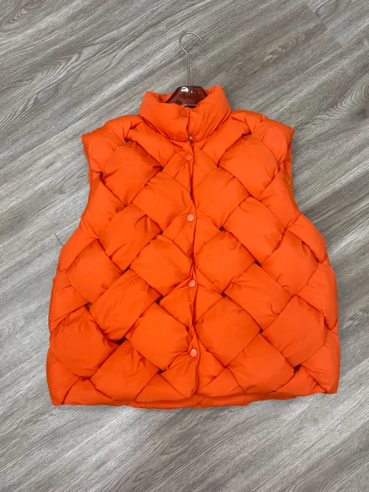 Women Insulating Puffer Vest - Boxy Quilt Polyfill Winter