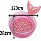 Variant image for Inflatable Mermaid and Dinosaur Swimming Pool for Kids, Durable PVC, Multiple Sizes 90CM-150CM, Fun Outdoor Summer Activity-13