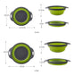 Silicone2026 Edition Folding Drain Basket Colander Eco Friendly Space Saving Kitchen Drainer Spring