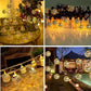 Solar2026 Edition String Lights Moroccan Ball LED Outdoor Water-Resistant 8 Modes Garden Party Christmas Decor