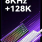 Mechanical Gaming Keyboard 68 Key RGB Travel-Friendly Esports