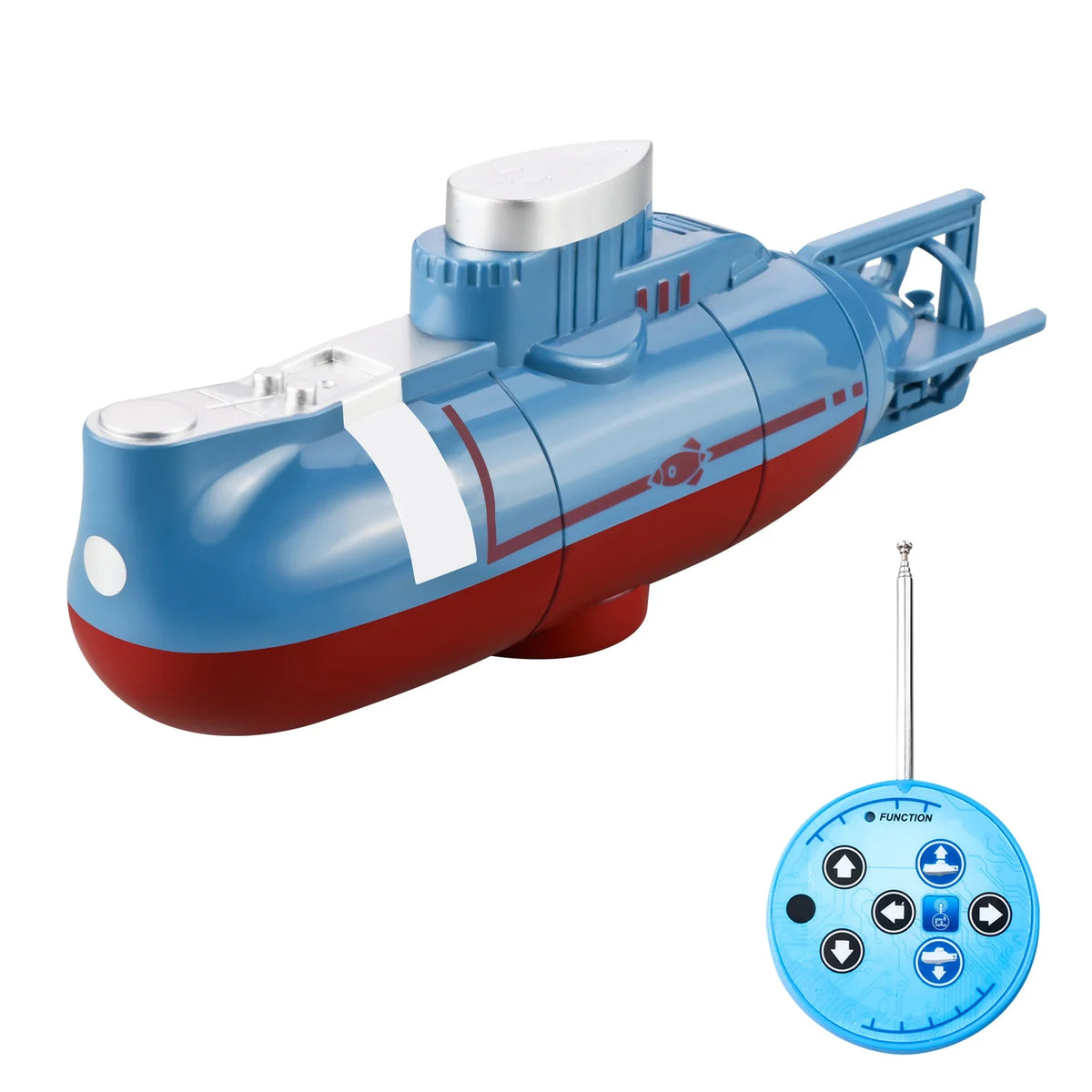 Remote Control Mini Submarine - Water-Resistant Diving Toy for Kids, Christmas & New Year Gift