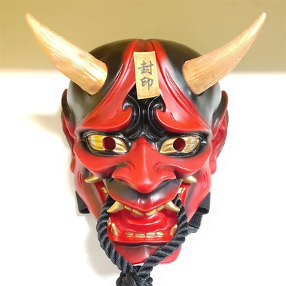 Horror2025 Edition Hannya Mask Resin Demon Cosplay Halloween