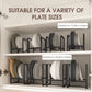 Rack Plate Countertop Dish Organizer Metal Layered Drain