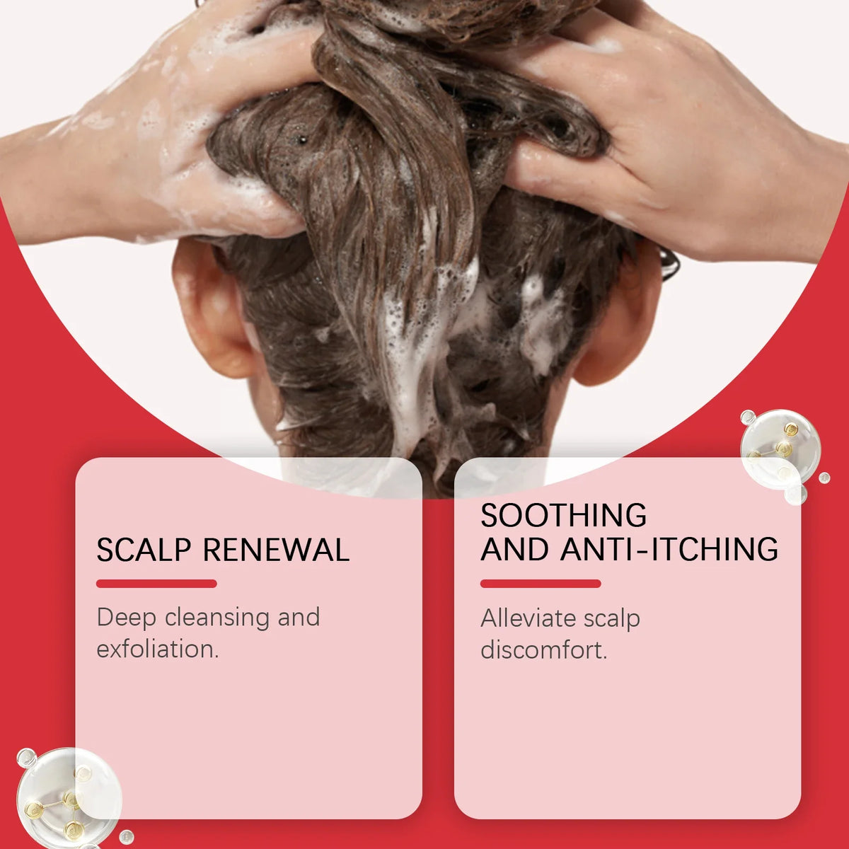 Scrub Scalp Exfoliating Shampoo Anti-Dandruff Deep Cleansing Nourishing All Hair Types