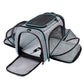 Pet Carrier Bag Up To 10kg Foldable Breathable Plush-Sided Travel Carrier Fall 2025 Safe Locking Zippers