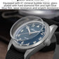 Water-Resistant Diver Quartz Watch Luminous Hands, Nylon Strap, 100m Water Resistance