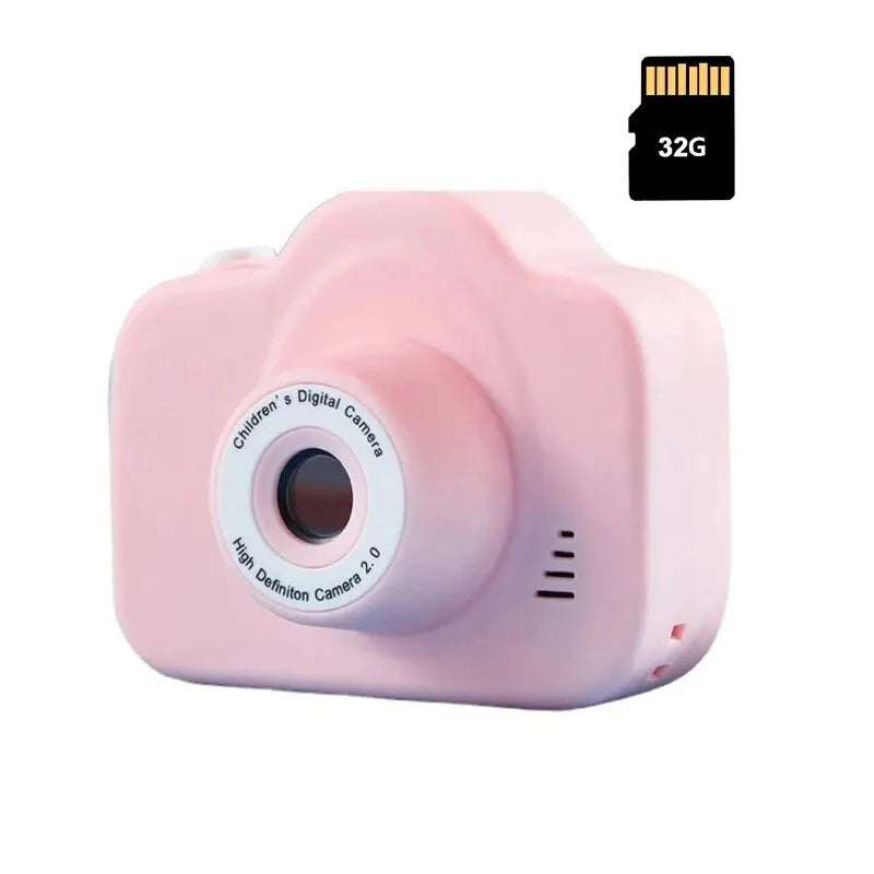 Mini HD Kids Camera - Travel-Friendly Digital Selfie Photography Toy for Outdoor Fun, Great Christmas Gift for Children