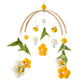 Mobile Baby Wooden Crib Hanging Toy Newborn Nursery Fall 2025 Soothing Music Developmental Gift