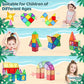 Magnetic2025 Edition Tiles Travel Kit 56 Piece Travel-Friendly STEM Building Blocks For Kids Screen Free Educational Gift Fall
