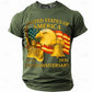 Plush unisex graphic tee - distressed flag print, 250-year design, durable cotton, casual everyday wear