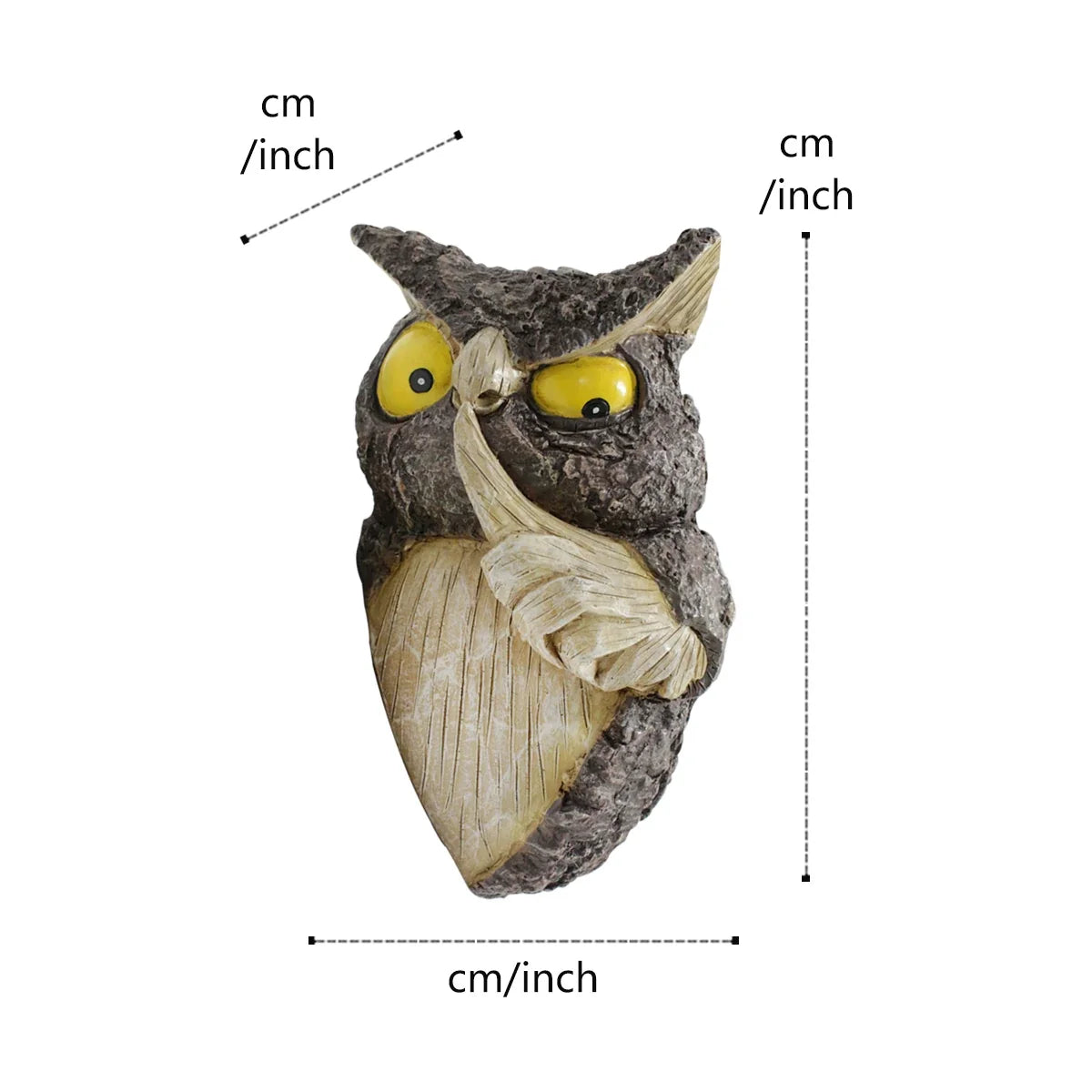 Tree Owl Hanging Ornament Resin Hide And Seek Owl Garden Decor For Yard And Patio Fall 2026 Trend Gift