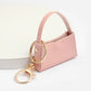 Free 1+1 Birkin Inspired Mini Hand Bag - Candy Color Bag Charm Keychain