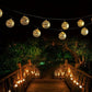 Solar2026 Edition String Lights Moroccan Ball LED Outdoor Water-Resistant 8 Modes Garden Party Christmas Decor