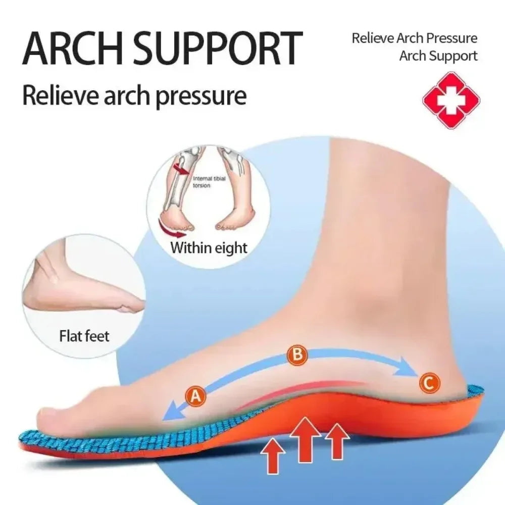 Insoles Sport Shock Absorption Orthotic Shoe Inserts Plantar Fascia Insole