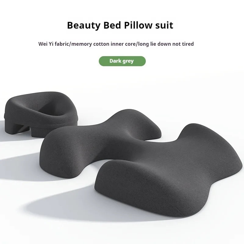 Massage Pillow Memory Foam Face And Chest Cushion Detachable Washable Cover Spa Self Maintenance 2025 Support