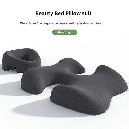 Massage Pillow Memory Foam Face And Chest Cushion Detachable Washable Cover Spa Self Maintenance 2025 Support